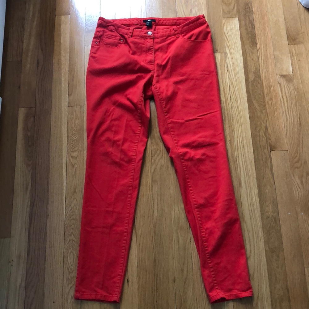 H&M orange jeans